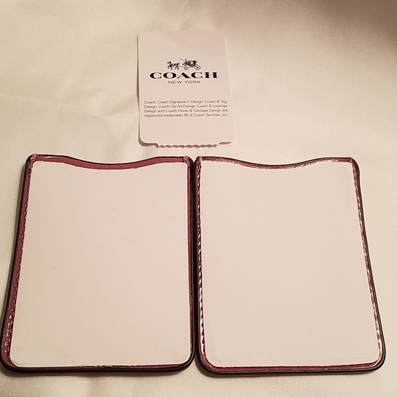 Coach Phone‎ Pocket Sticker Primrose pair NWT - Picture 2 of 3